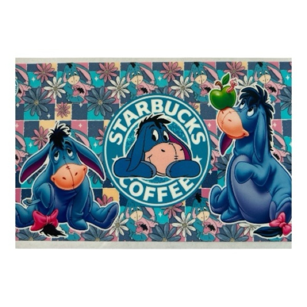 Eeyore Starbucks Cup Decal